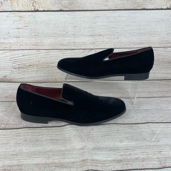 Magnanni Dorio Mens EU 39.5 US 7.5 Venetian Loafers Black Velvet main image 8